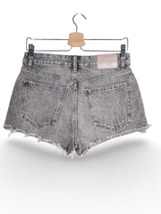 Blugi PULL&BEAR gri spalat cu rupturi – S – Femei - imagine 3