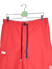 Pantaloni scurți - Premium rosii sport din poliester – M – Bărbați - detaliu