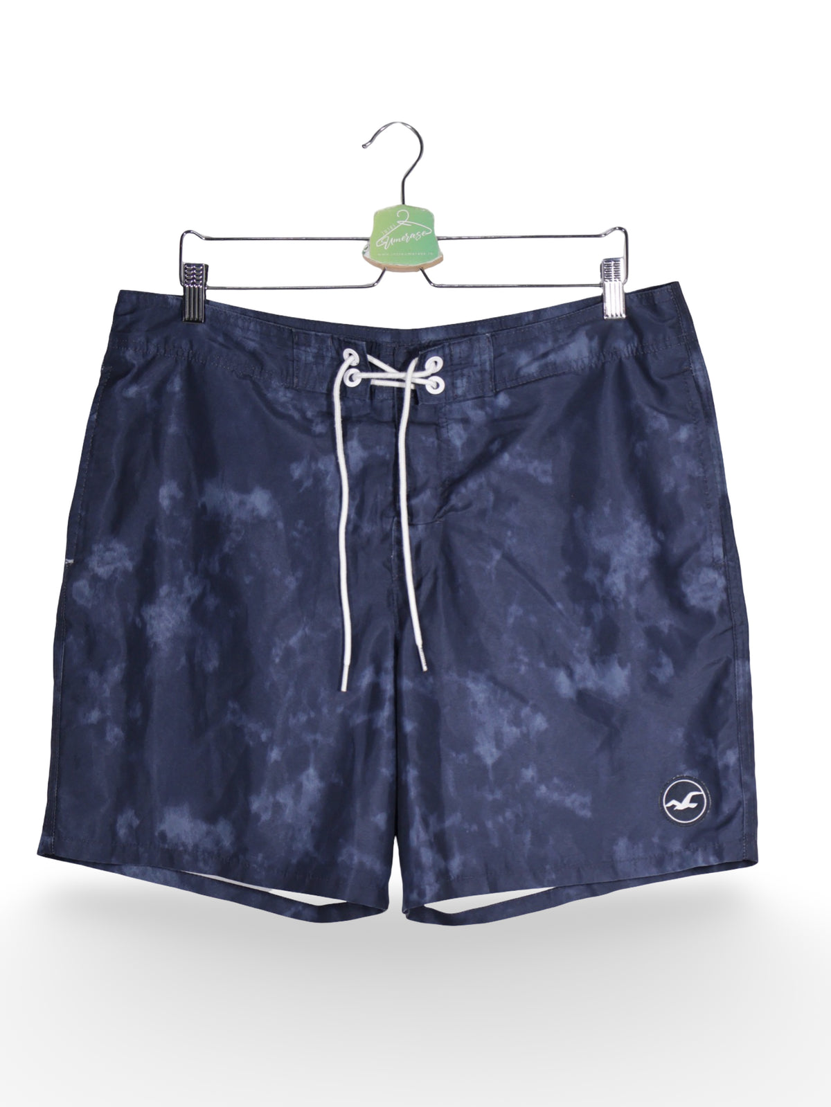 Pantaloni scurți - Hollister bleumarin cu efect tie-dye – XL – Bărbați - fata