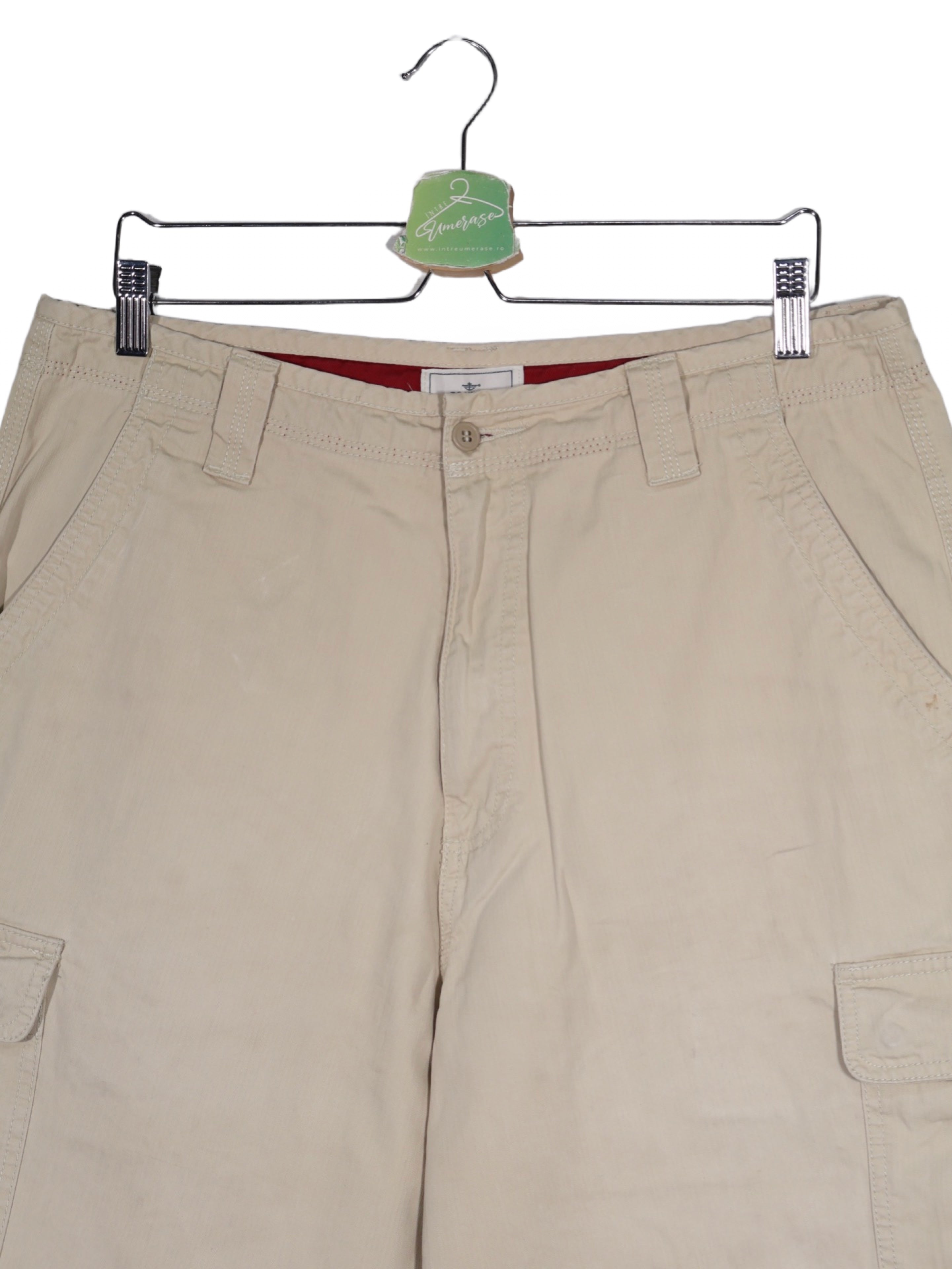 Pantaloni Dockers bej cu croială cargo – M – Bărbați - imagine 2
