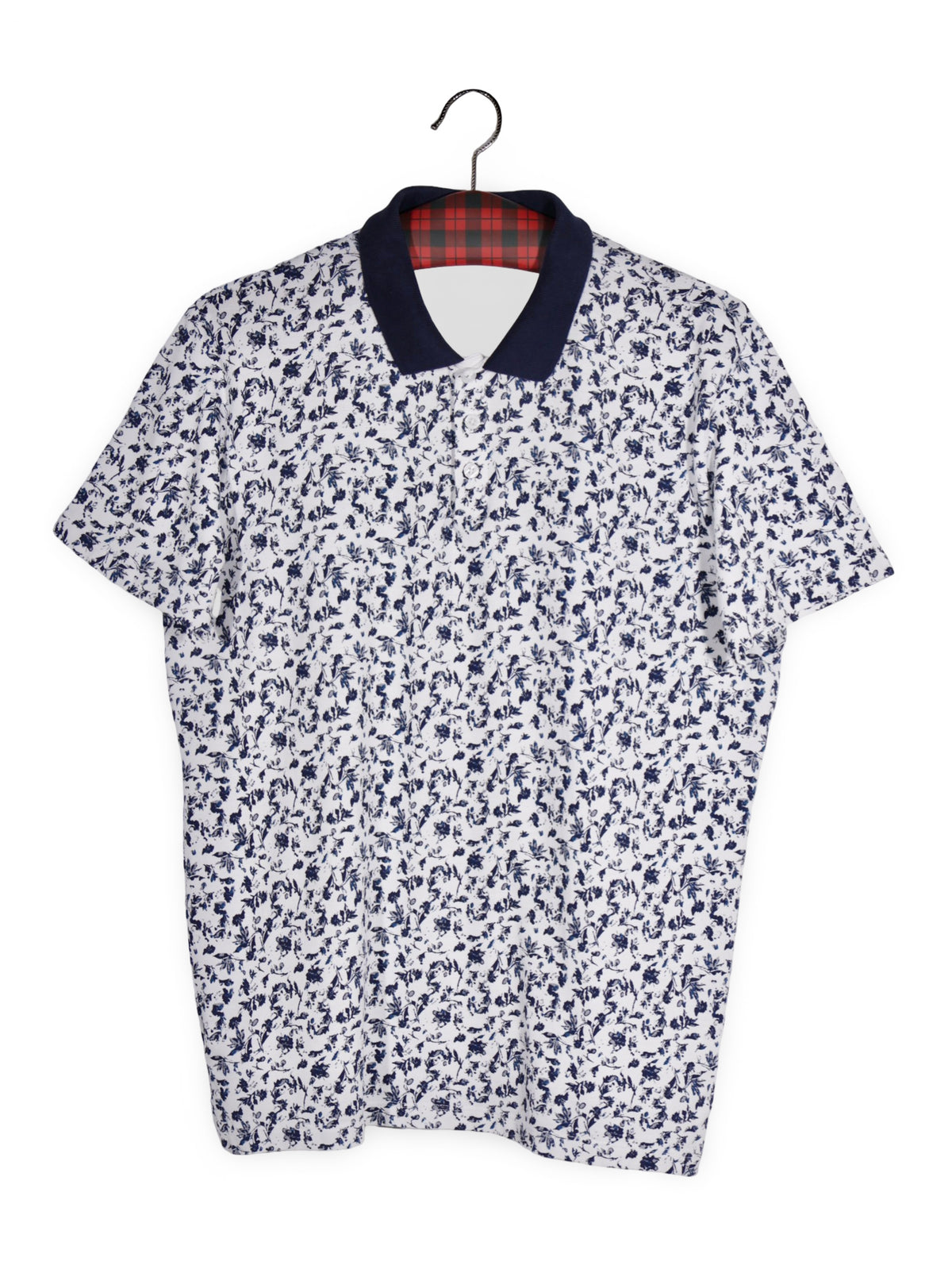 Tricou JACK&JONES alb cu imprimeu floral bleumarin – XL – Bărbați - imagine 1