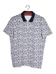 Tricou JACK&JONES alb cu imprimeu floral bleumarin – XL – Bărbați - imagine 1