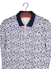 Tricou JACK&JONES alb cu imprimeu floral bleumarin – XL – Bărbați - imagine 2