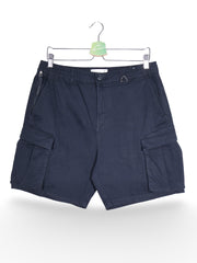 Pantaloni PULL&BEAR bleumarin cu buzunare cargo – S – Bărbați - imagine 1