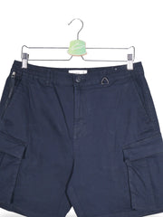 Pantaloni PULL&BEAR bleumarin cu buzunare cargo – S – Bărbați - imagine 2
