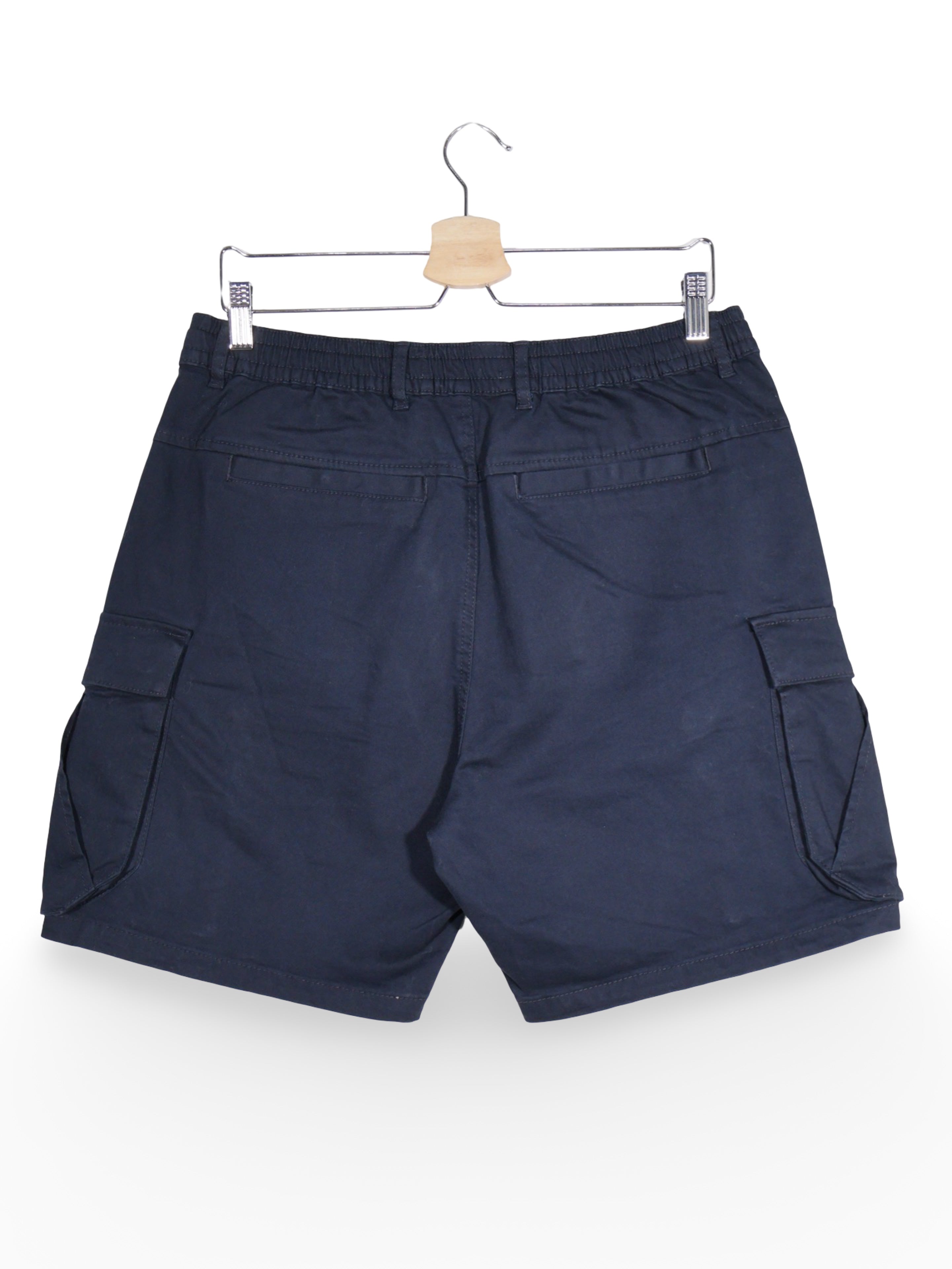 Pantaloni PULL&BEAR bleumarin cu buzunare cargo – S – Bărbați - imagine 3