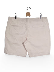 Pantaloni scurți chino bej din bumbac elastic – Alte Branduri – 3XL – Bărbați - detaliu