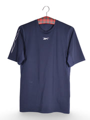 Tricou Reebok bleumarin cu detalii perforate – L – Bărbați - imagine 1