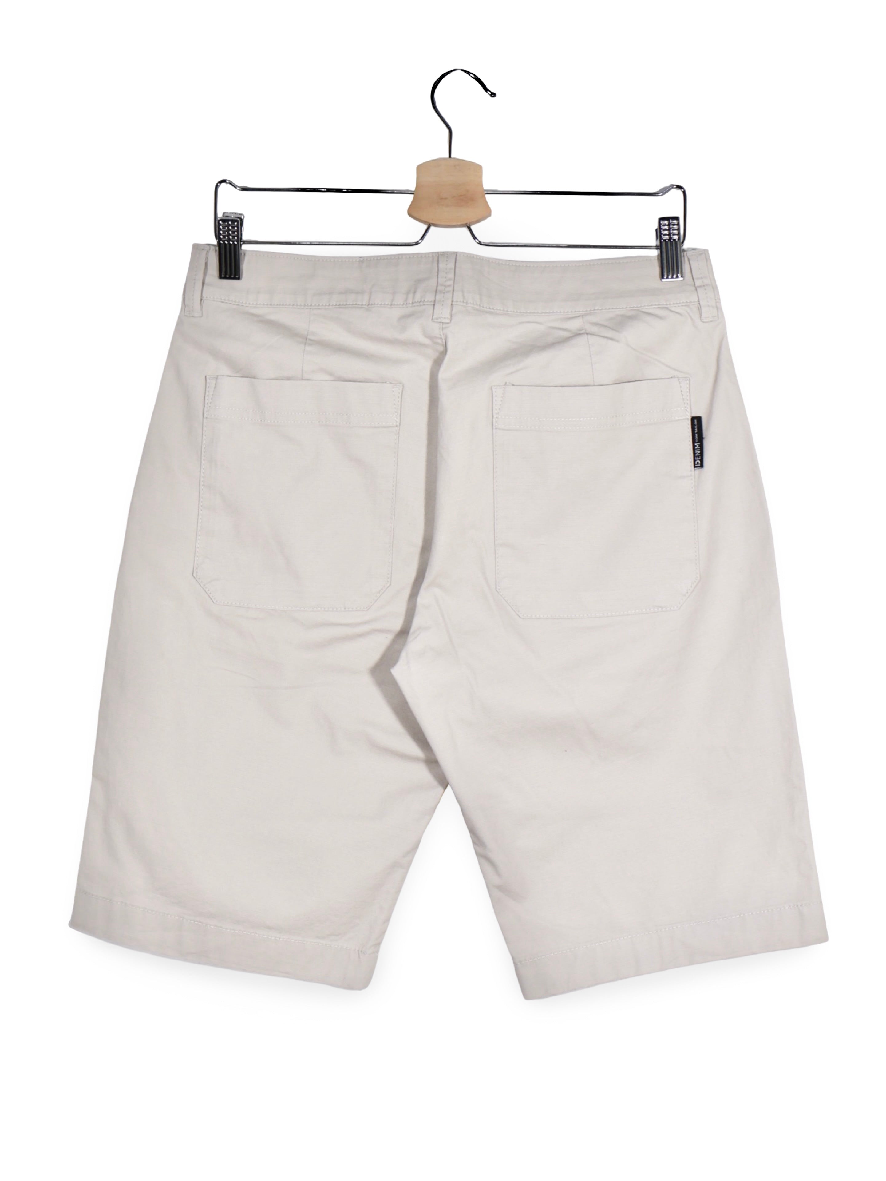 Pantaloni scurți chino bej deschis din bumbac – Tom Tailor – S – Bărbați - detaliu