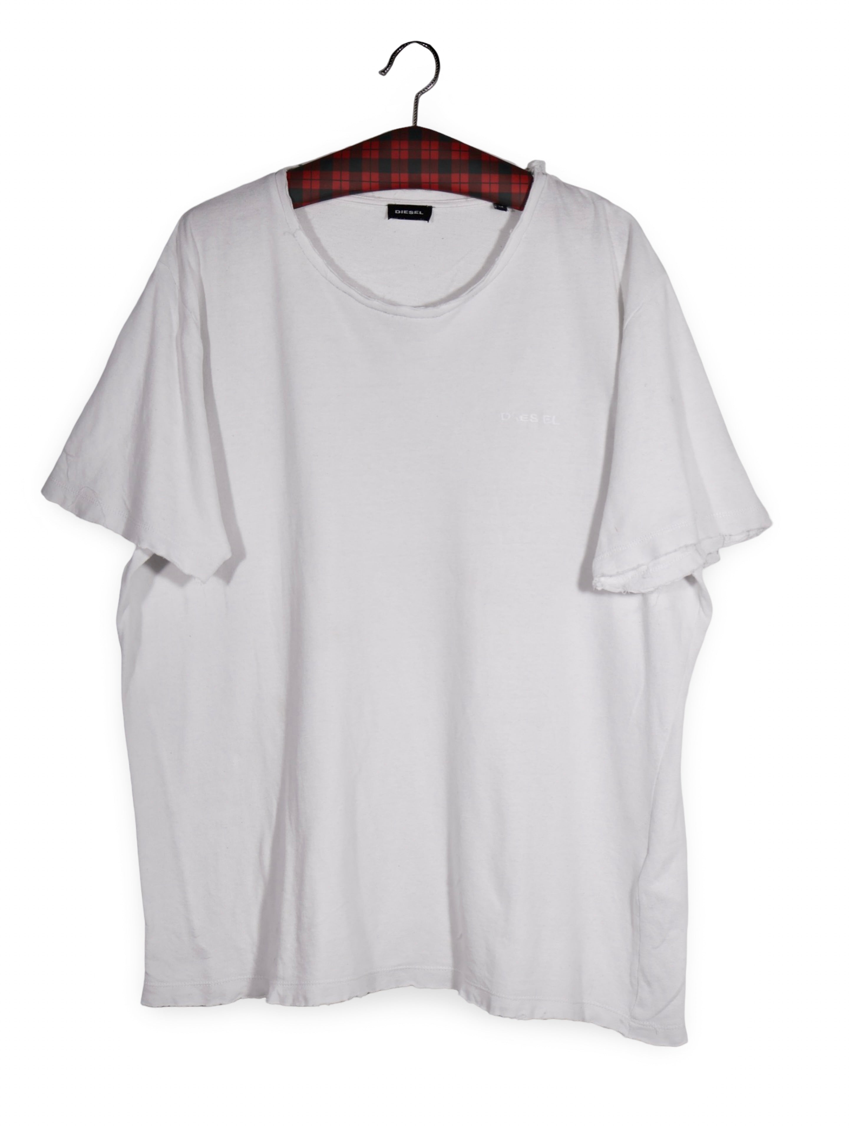Tricou DIESEL alb cu croială oversized – M – Bărbați - imagine 1