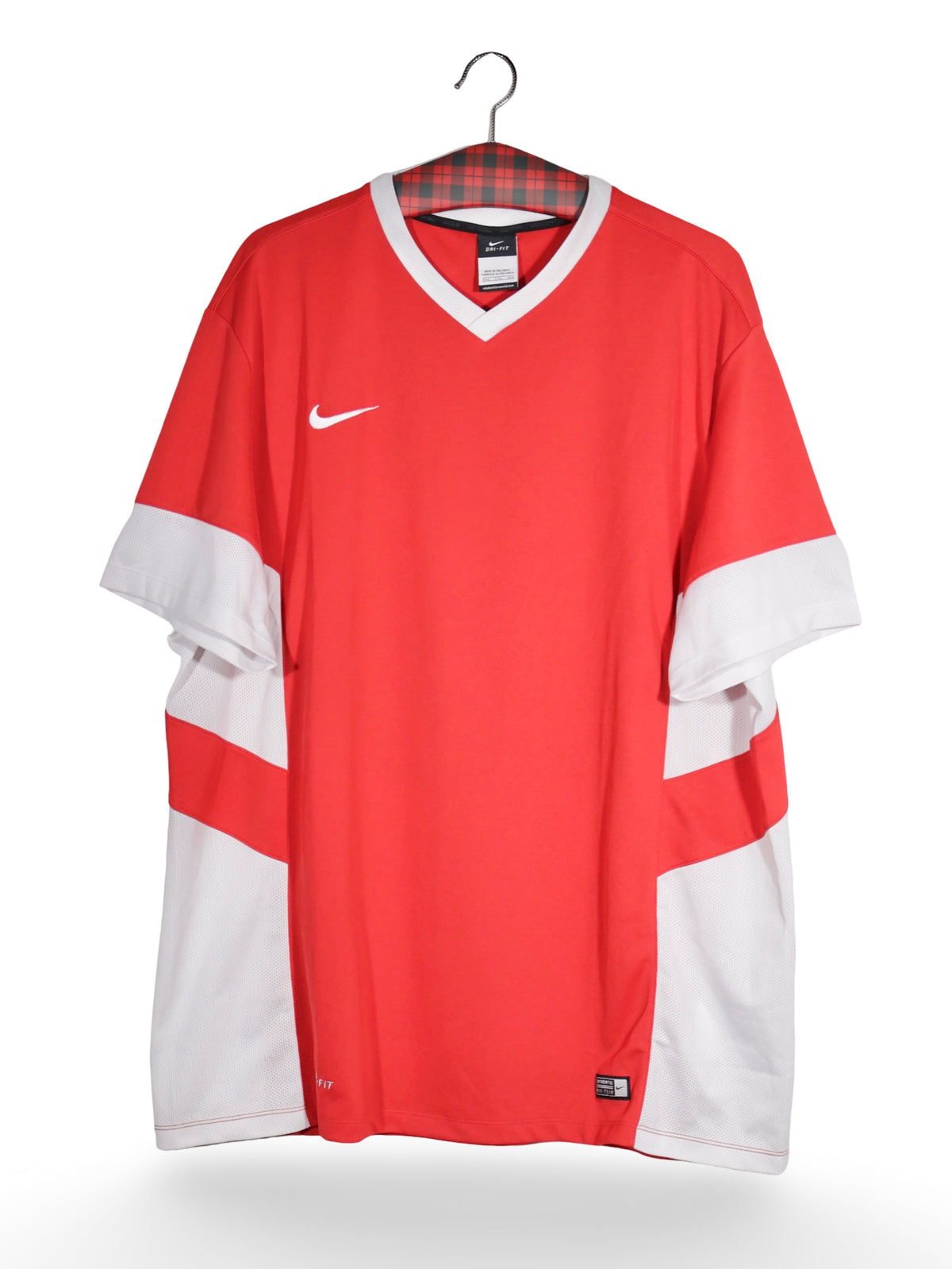 Tricou NIKE rosu cu detalii albe – XXL – Bărbați - imagine 1