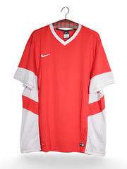 Tricou NIKE rosu cu detalii albe – XXL – Bărbați - imagine 1