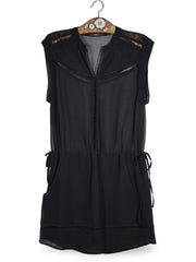 Rochie SET negru mărime M vedere din față second-hand premium