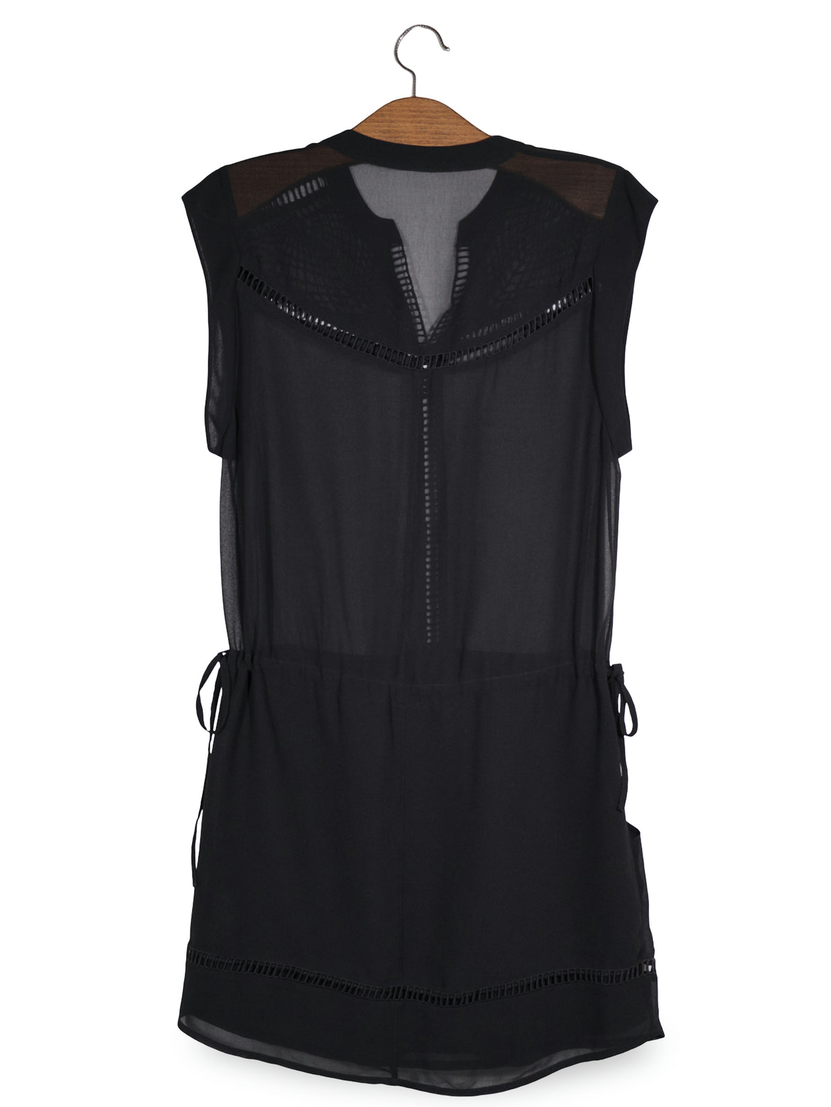 Rochie SET negru mărime M vedere din spate second-hand premium