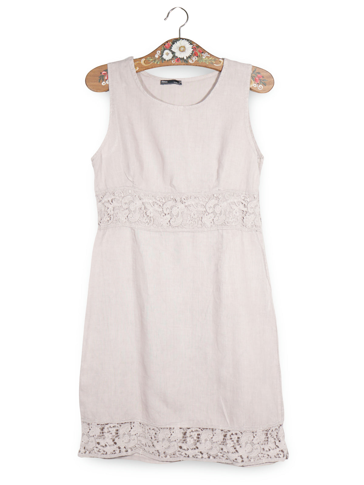 Rochie Premium bej deschis mărime M vedere din față second-hand premium