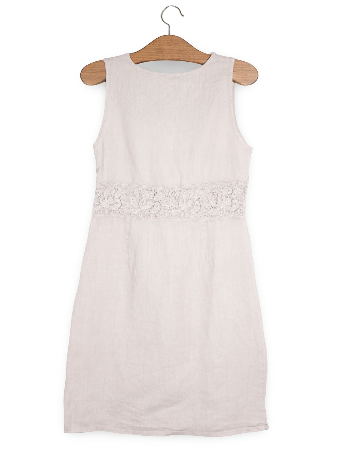 Rochie Premium bej deschis mărime M vedere din spate second-hand premium