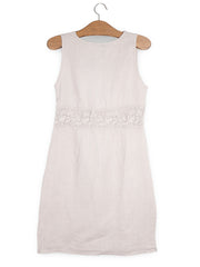 Rochie Premium bej deschis mărime M vedere din spate second-hand premium