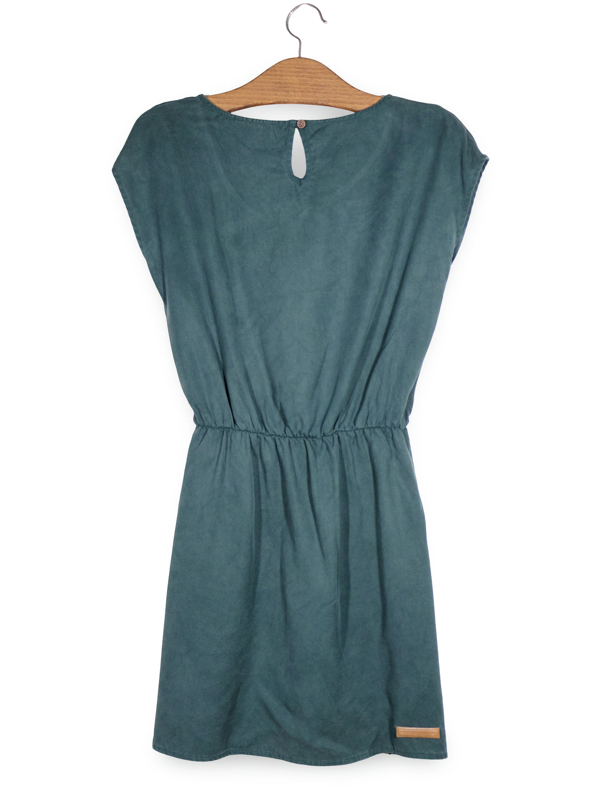 Rochie NAKETANO verde petrol mărime S vedere din spate second-hand premium
