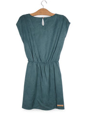 Rochie NAKETANO verde petrol mărime S vedere din spate second-hand premium