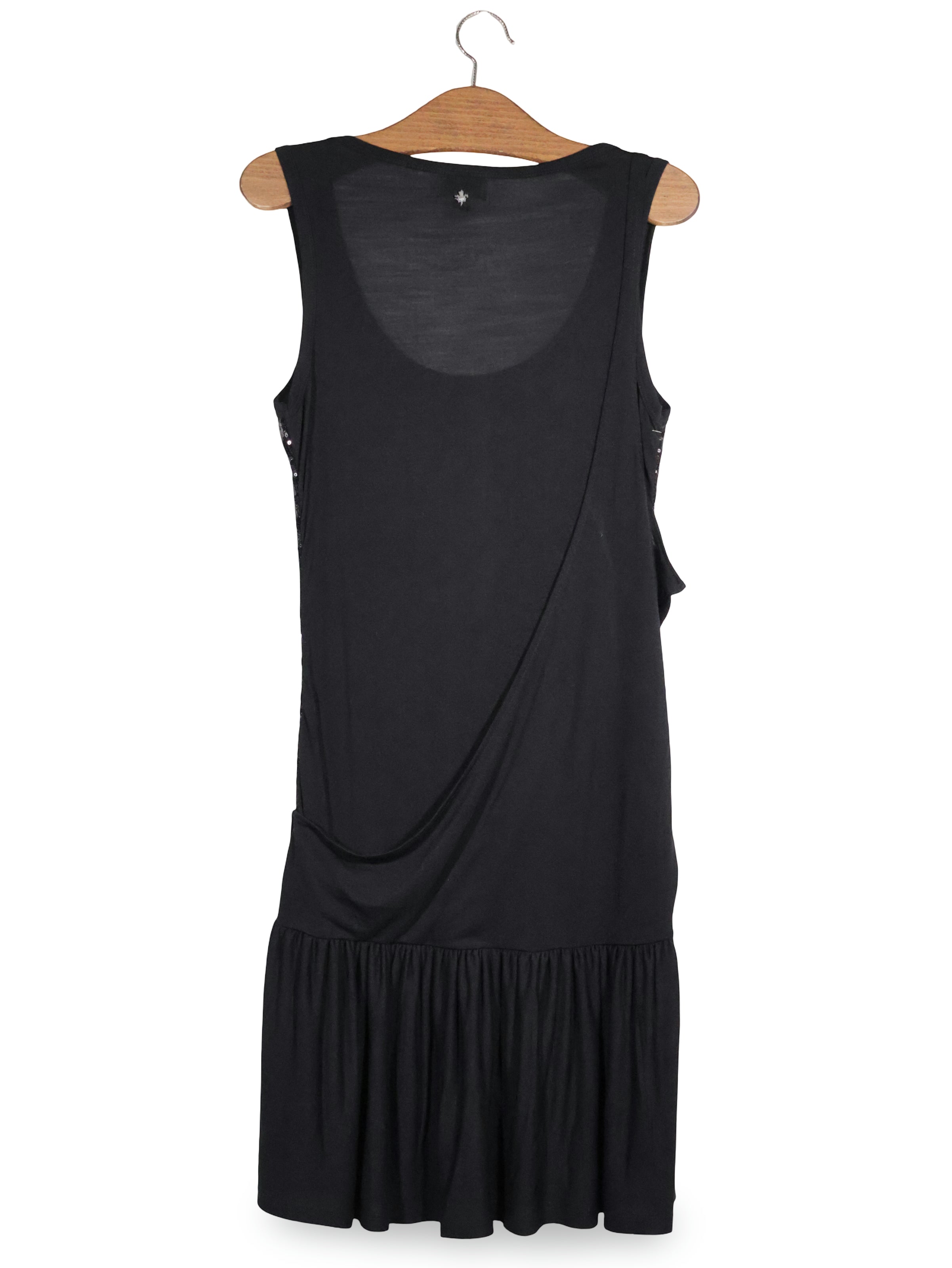 Rochie Khujo negru mărime M vedere din spate second-hand premium