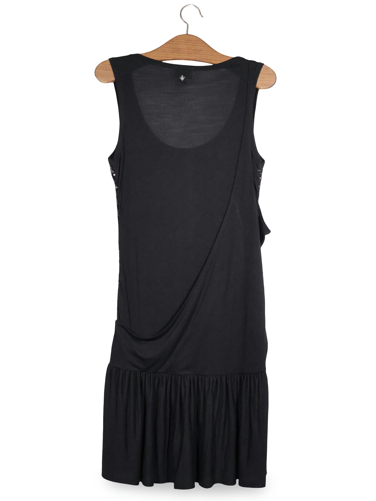 Rochie Khujo negru mărime M vedere din spate second-hand premium
