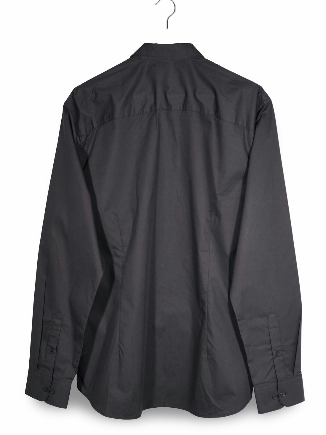 Camasa JACK&JONES negru mărime XL vedere din spate second-hand premium