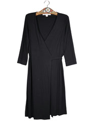 Rochie Diane von Furstenberg negru mărime XS vedere din față second-hand premium