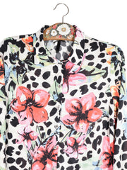 Camasa KEY LARGO alb, negru, roz, corai, albastru, verde pastel mărime S detaliu material și croială second-hand premium