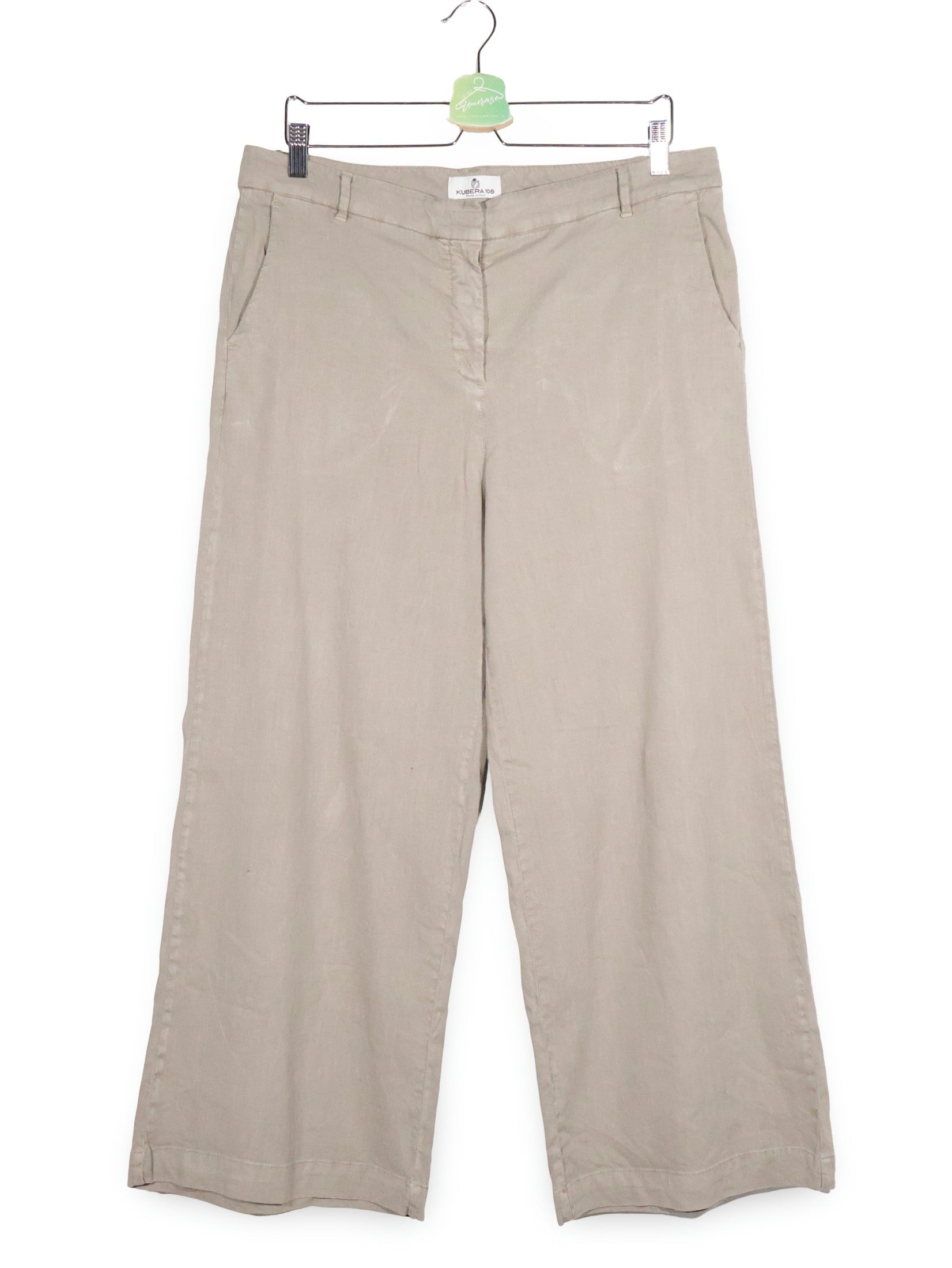 Pantaloni KUBERA 108 bej mărime XXL vedere din față second-hand premium