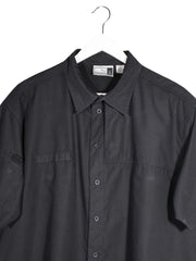 Camasa PUMA negru mărime L detaliu material și croială second-hand premium