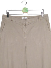 Pantaloni KUBERA 108 bej mărime XXL detaliu material și croială second-hand premium