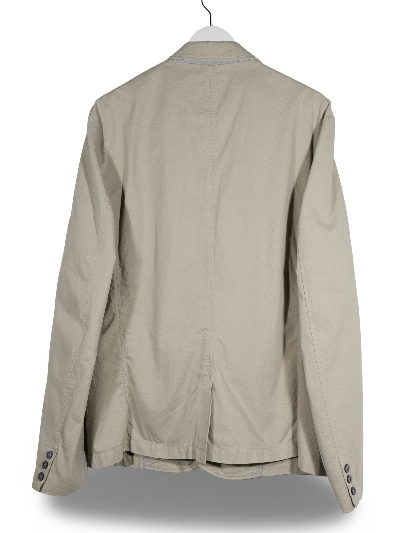 Sacou Calvin Klein bej mărime XXL vedere din spate second-hand premium