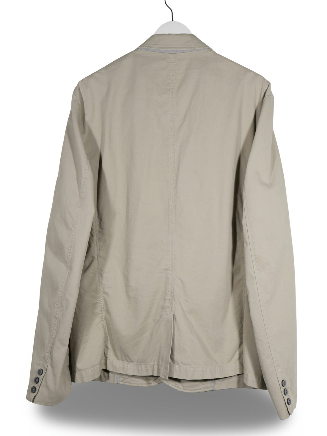 Sacou Calvin Klein bej mărime XXL vedere din spate second-hand premium