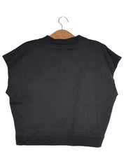 Top Lee Cooper negru mărime S vedere din spate second-hand premium