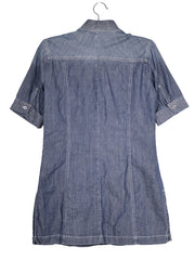 Rochie Bogner Jeans albastru denim mărime S vedere din spate second-hand premium
