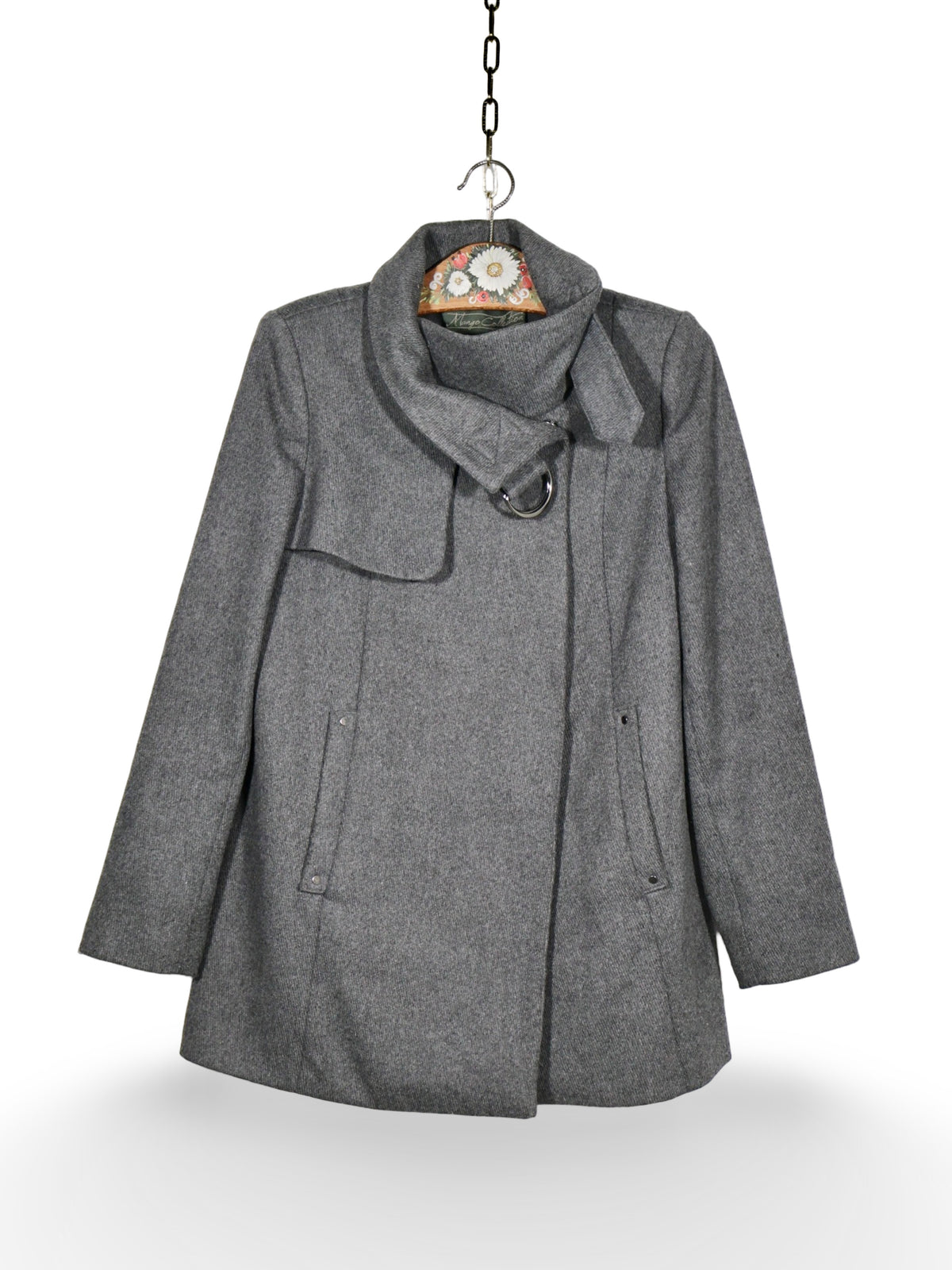 Geaca (70%lana) Mango - marimea M - Femei