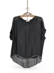 Tricou matase&bumbac - marimea XL - Femei