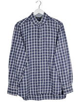 Camasa Tommy Hilfiger bleumarin, alb, verde mărime S vedere din față second-hand premium