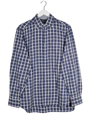 Camasa Tommy Hilfiger bleumarin, alb, verde mărime S vedere din față second-hand premium