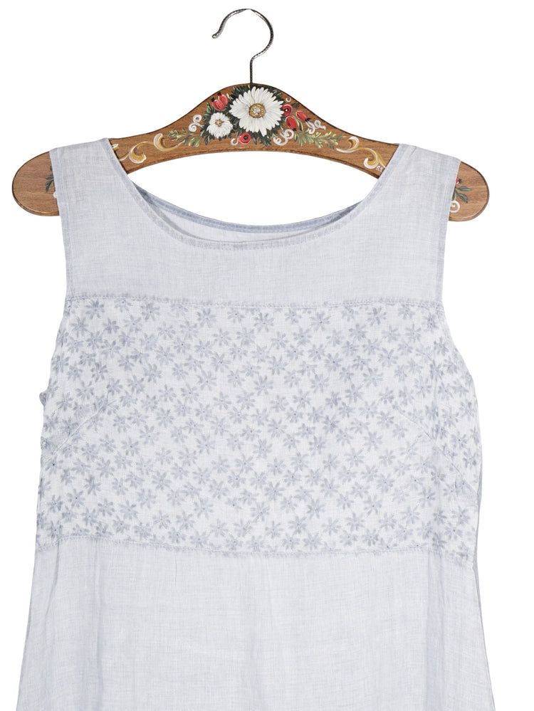 Rochie Premium gri deschis mărime M detaliu material și croială second-hand premium