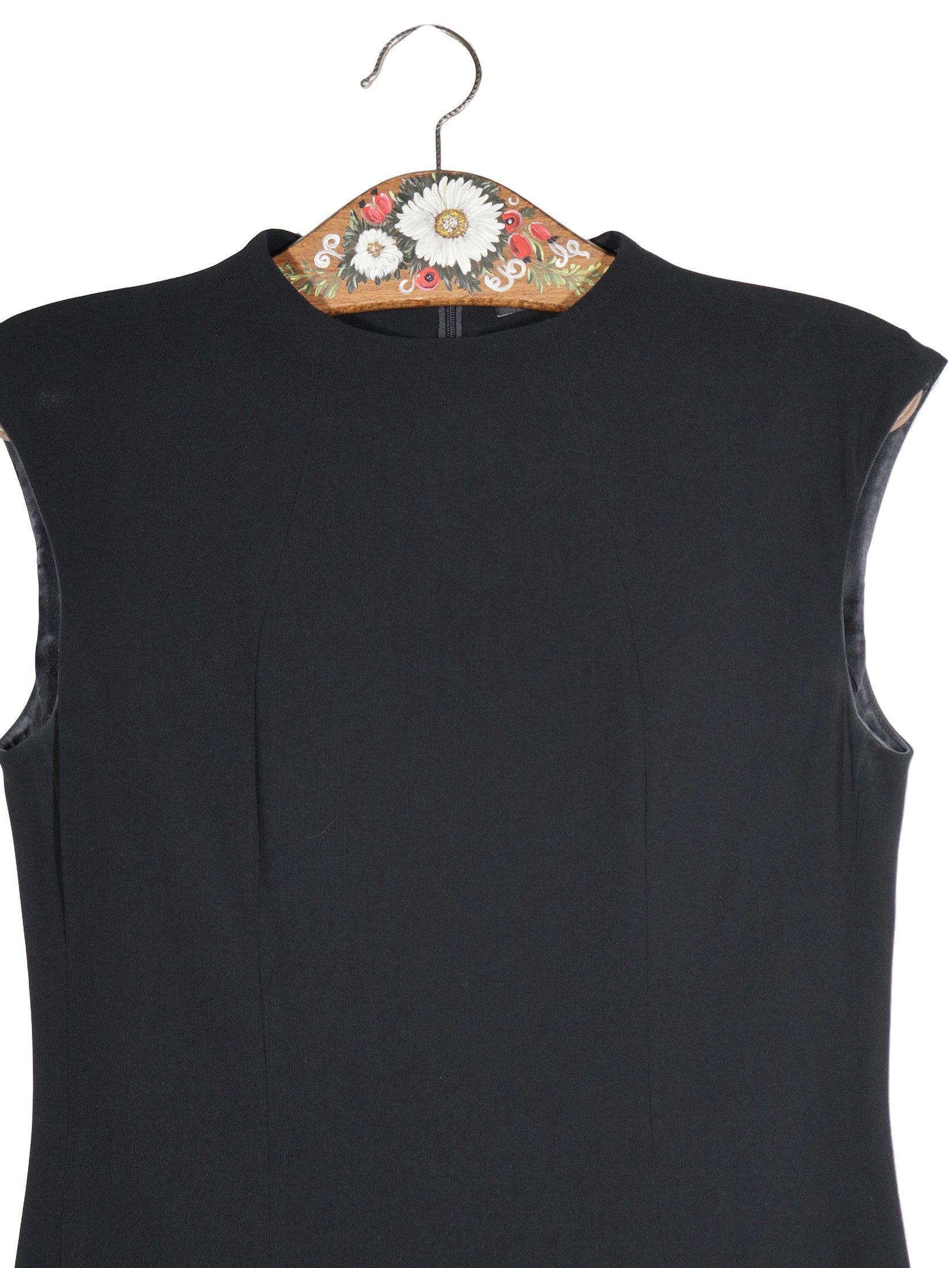 Rochie Marc Cain negru mărime M detaliu material și croială second-hand premium