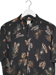 Camasa River Island negru mărime M detaliu material și croială second-hand premium