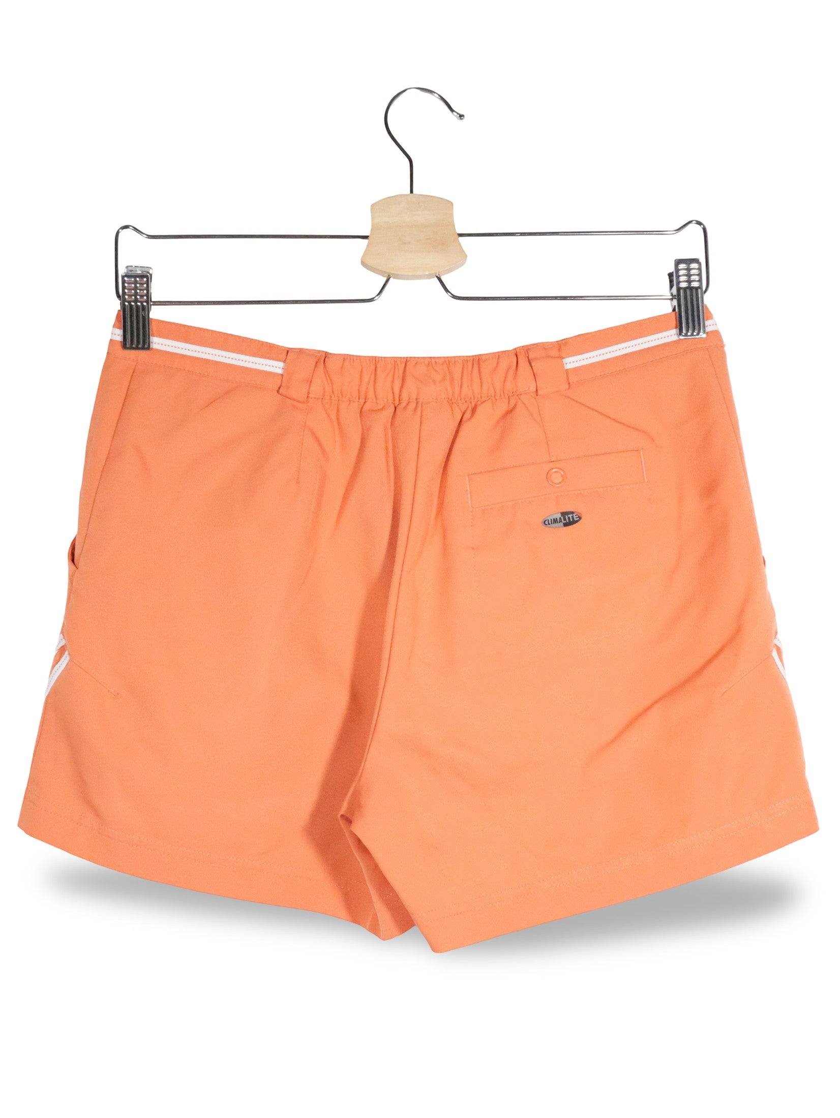 Pantaloni scurti Adidas portocaliu corai mărime M vedere din spate second-hand premium