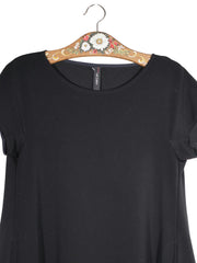 Tricou MARC CAIN negru mărime M detaliu material și croială second-hand premium