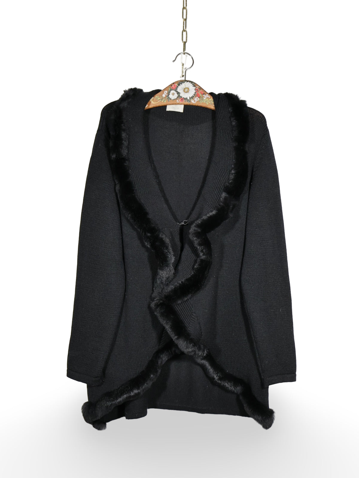 Cardigan (lana+blana iepure) Elegance - marimea XL - Femei