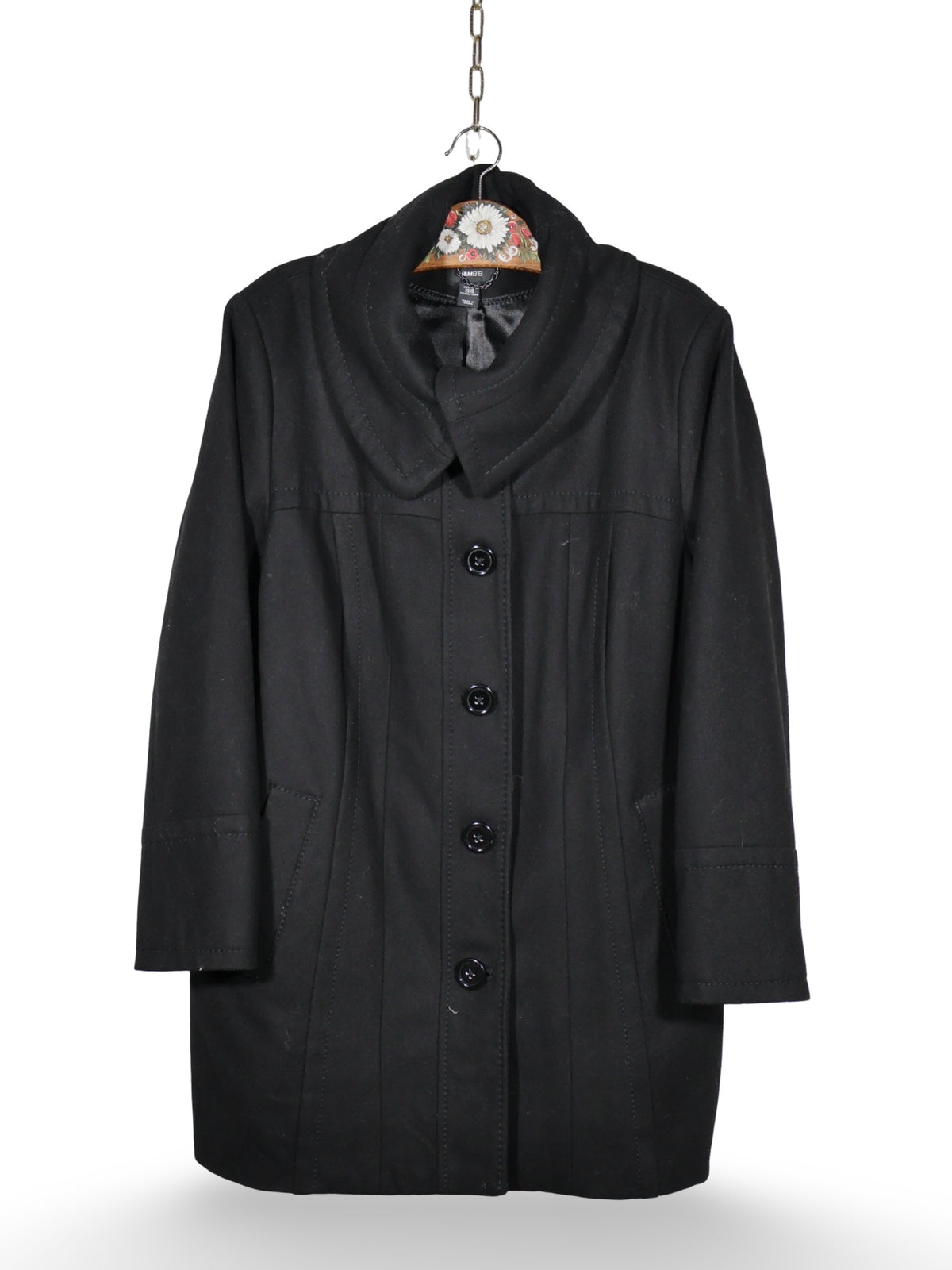 Palton (lana&vascoza) H&M - marimea XXL/3XL - Femei