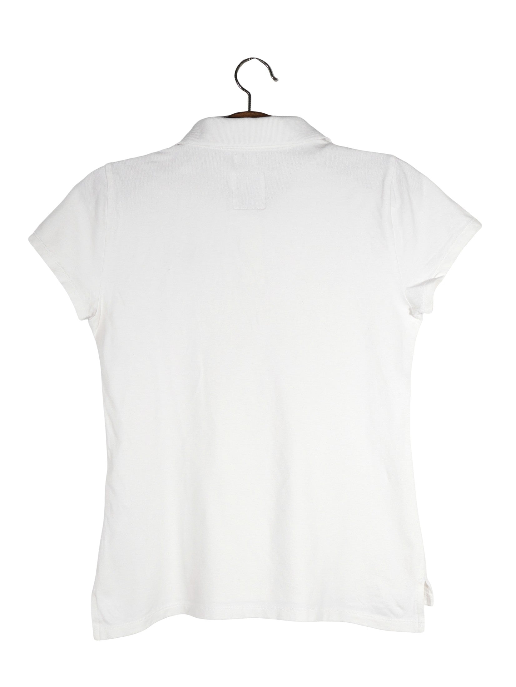 Tricou Hollister alb mărime M vedere din spate second-hand premium