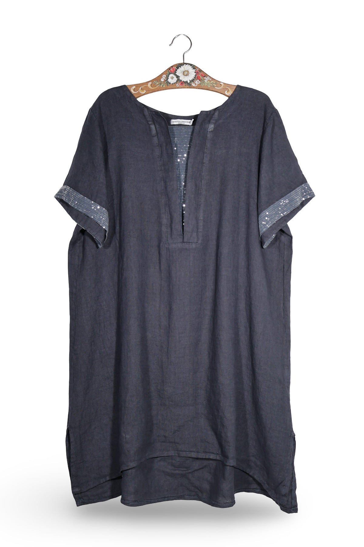 Bluza Premium bleumarin mărime 3XL vedere din față second-hand premium
