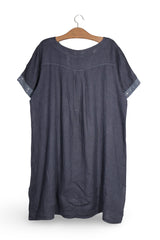 Bluza Premium bleumarin mărime 3XL vedere din spate second-hand premium