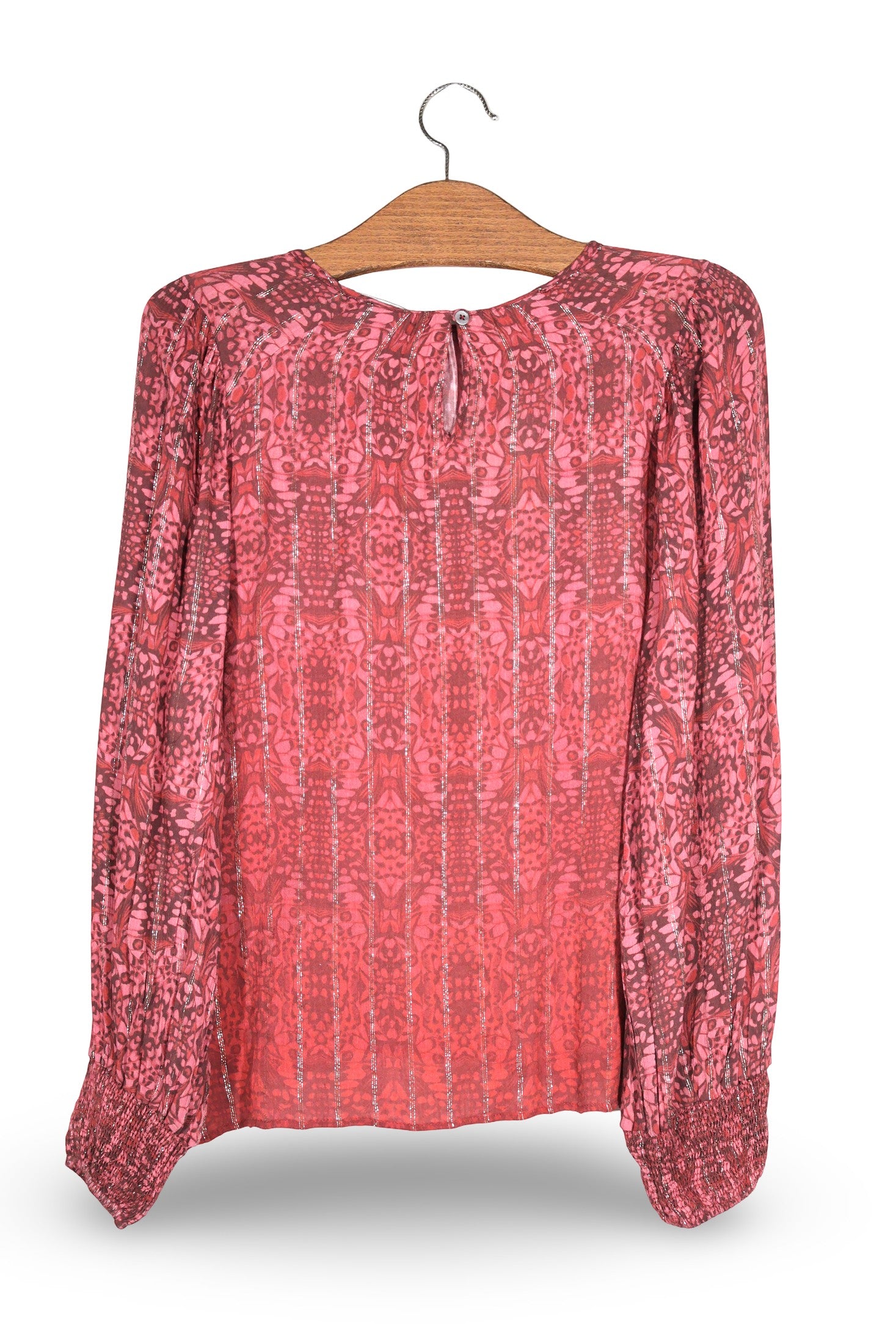 Bluza Desigual roșu mărime S vedere din spate second-hand premium